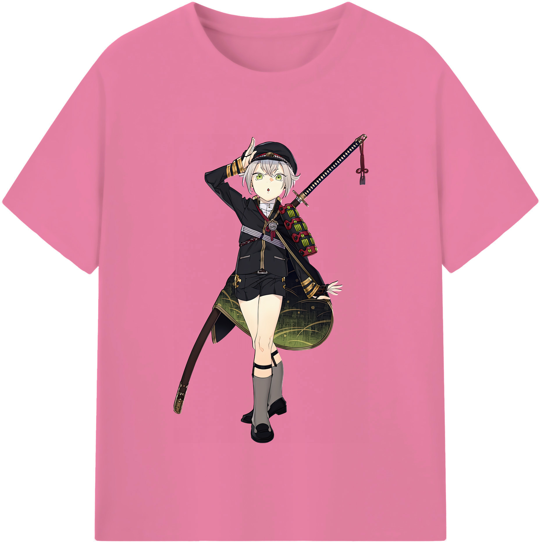 （画像用） 刀剣乱舞 Touken Ranbu 綿100％半袖Tシャツ（フロントプリント）